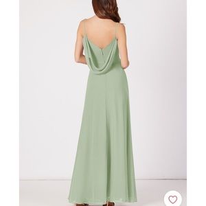 Dusty Sage Azazie Bridesmaid Dress